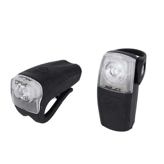 Set d'éclairage vélo LED XLC CL-E16 (x2)