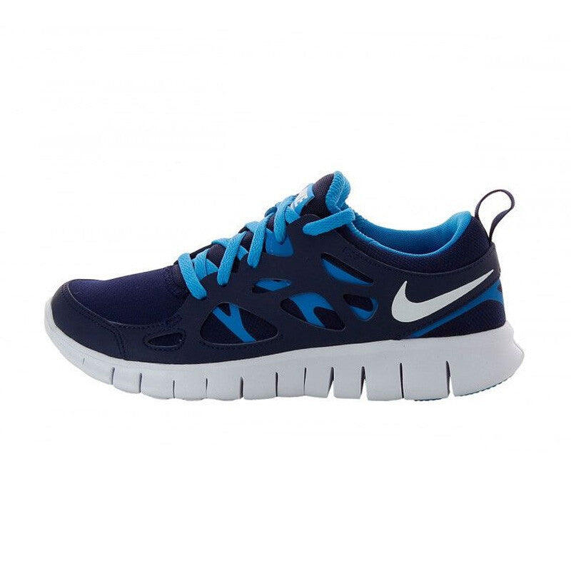 Nike - Basket Nike Free Run 2 Junior - Baskets - Bleu - Decathlon