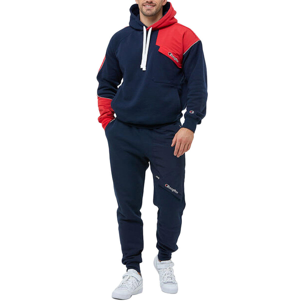 Sweat à capuche Homme Champion REVERSE WEAVE PATCHWORK 4/7