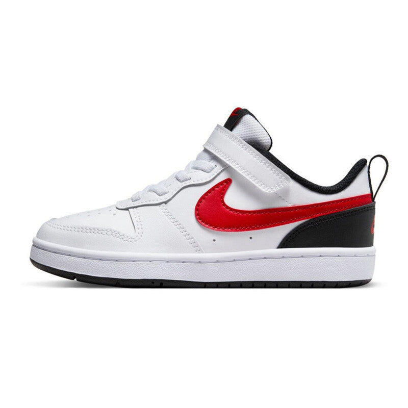 Nike - Basket Nike Court Borough Low 2 Ps Cadet - Baskets - Blanc|rouge - Decathlon