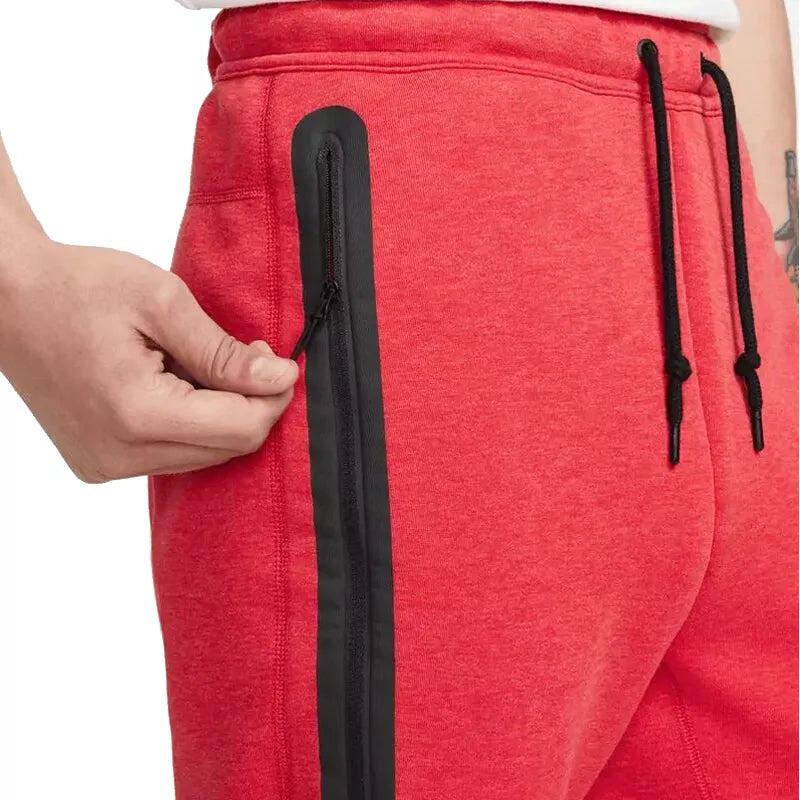 Full Zip Hoodie Joggers Set  Sportswear Tech Fleece Light University Red Heather 6/6