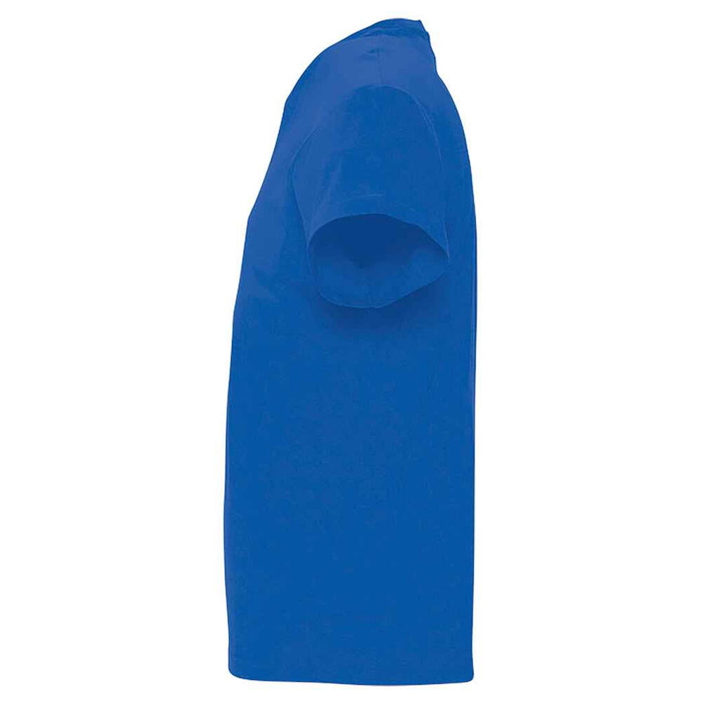 T-Shirt Homem Victory com decote em V (Azul Real) 3/4