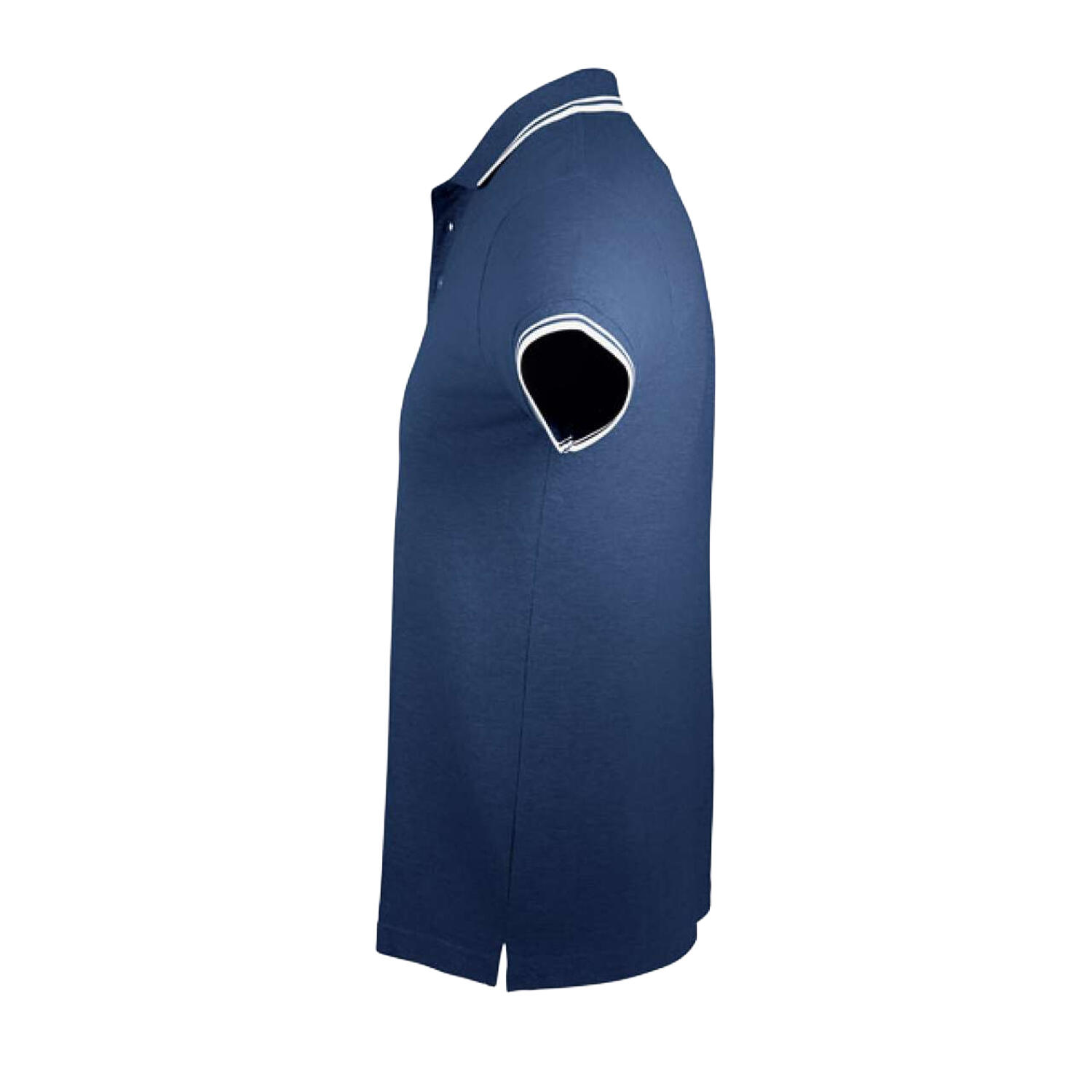 Polo PASADENA Homme (Bleu Marine Français / Blanc) 3/4