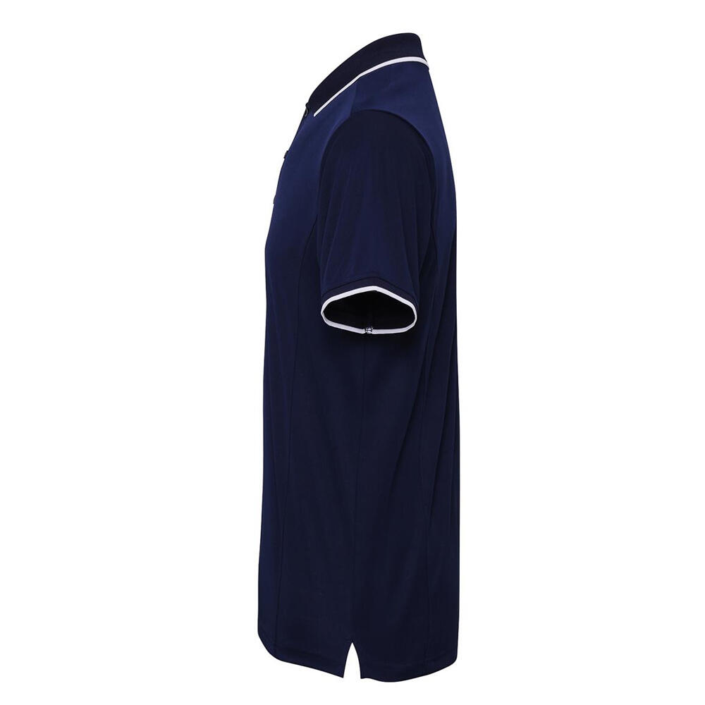 Maglietta Polo ContrastoCoolchecker Uomo Premier Blu Navy 3/4