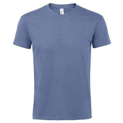 Unisex imperial ringspun katoen tshirt voor volwassenen (franse marine)