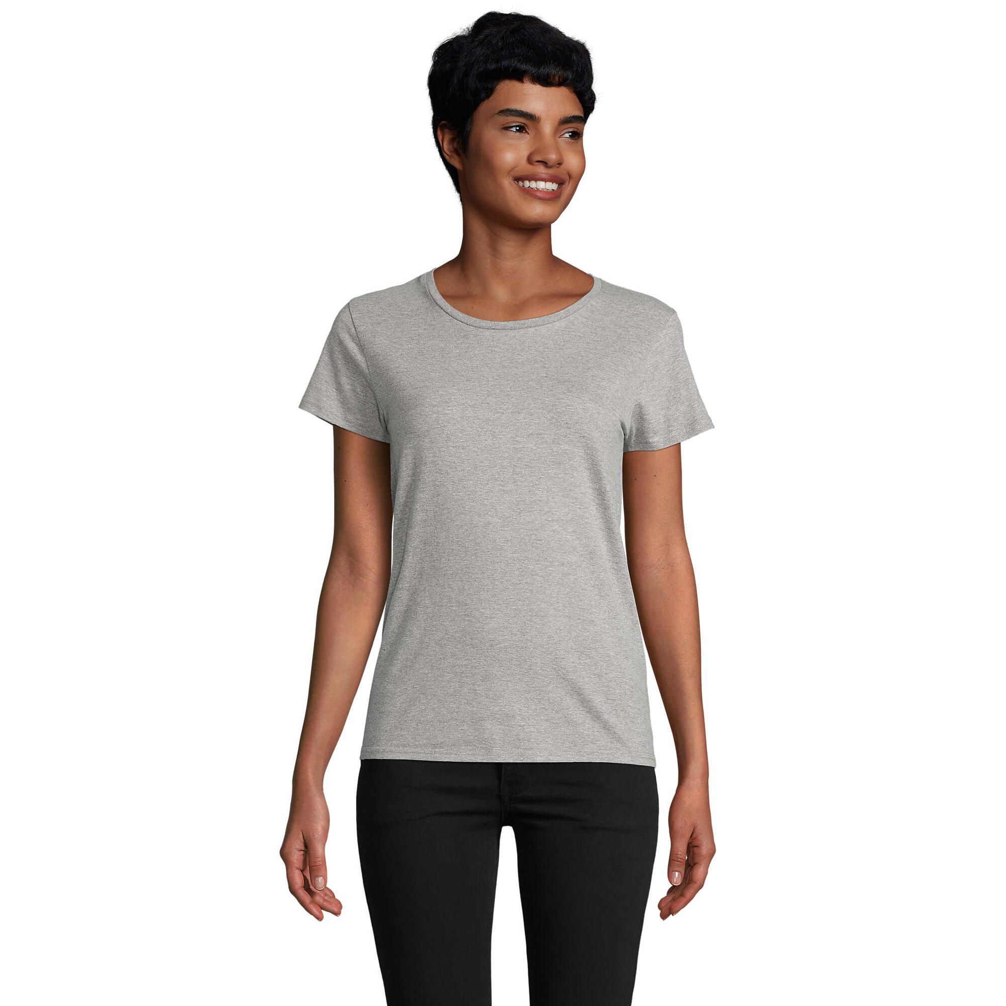Tshirt PIONEER Femme (Gris Chiné) 3/4