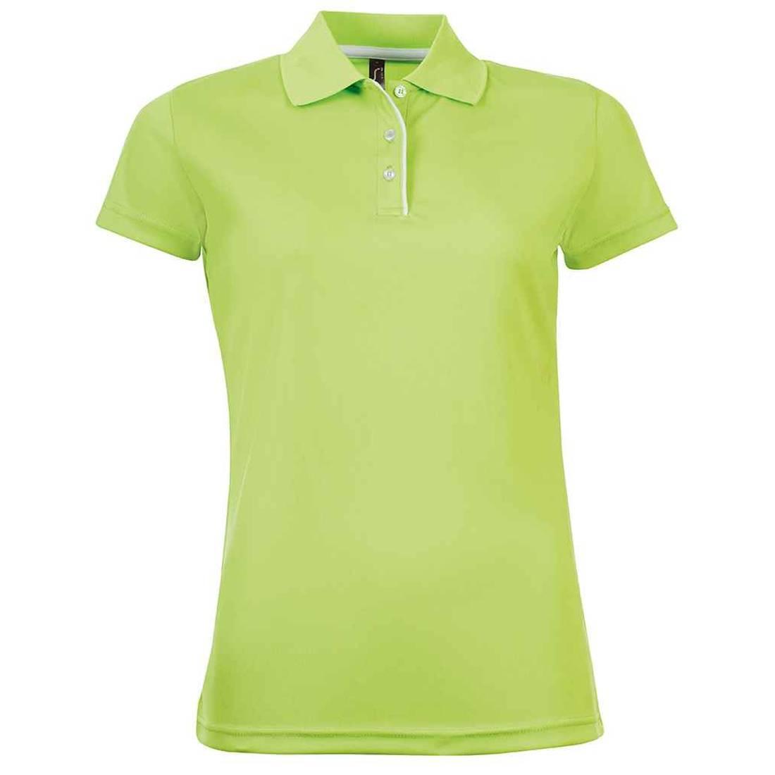 Sol's - Polo Sports Performer Femme (vert Pomme) - Polo Manches Courtes - Vert - Decathlon