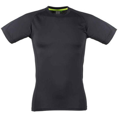 Heren slim tshirt (zwart)