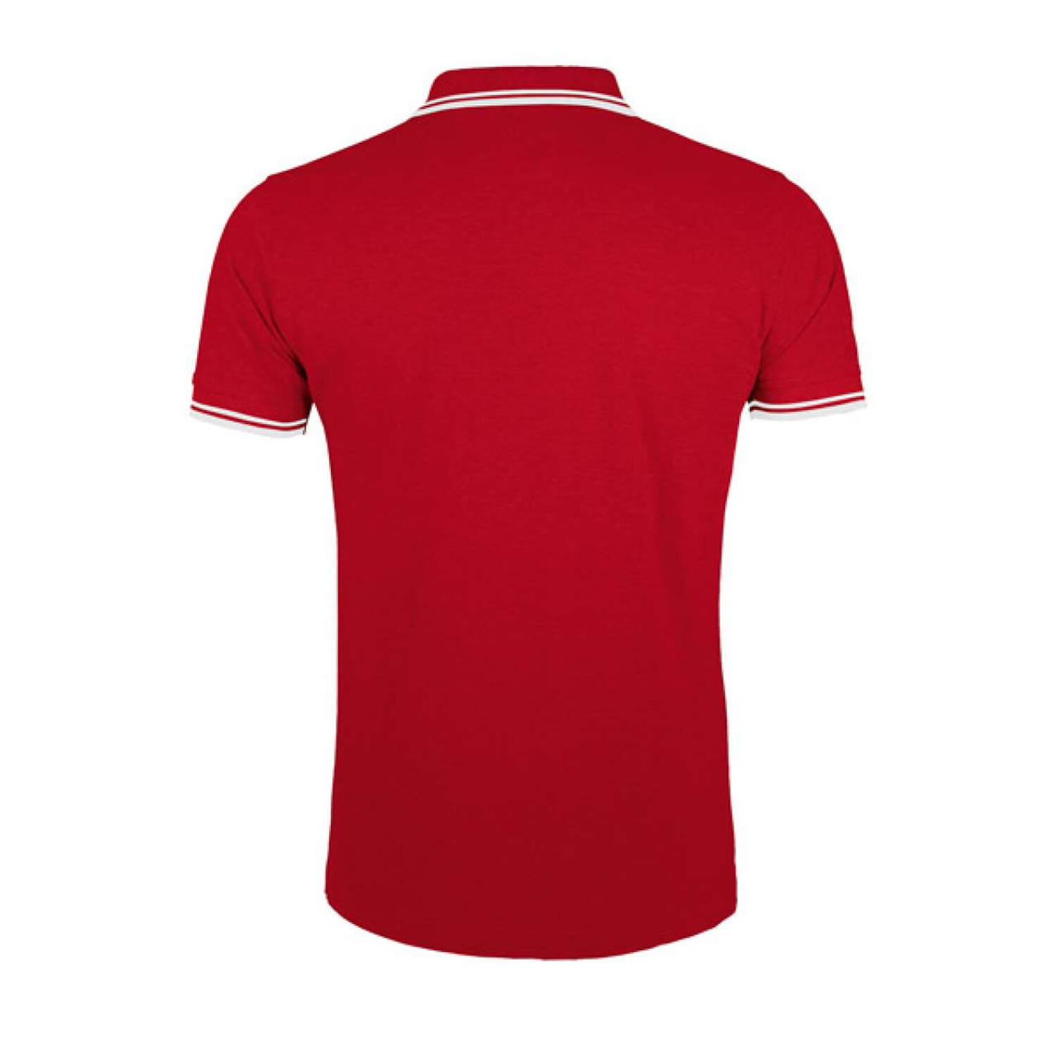 Polo PASADENA Homme (Rouge / Blanc) 2/4