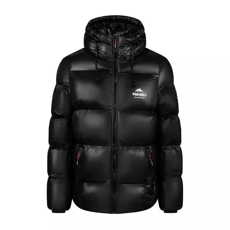 Helvetica - Doudoune À Capuche Helvetica Fuji - Doudoune Synthétique - Blanc|noir - Decathlon