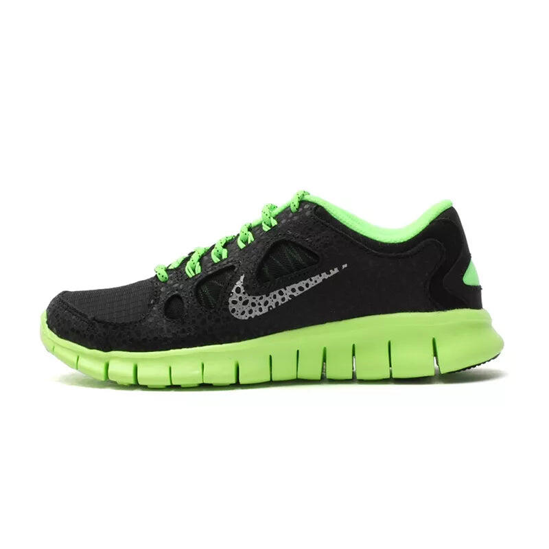 Nike - Basket Nike Free 5.0 Leather Gs - Baskets - Noir|vert - Decathlon