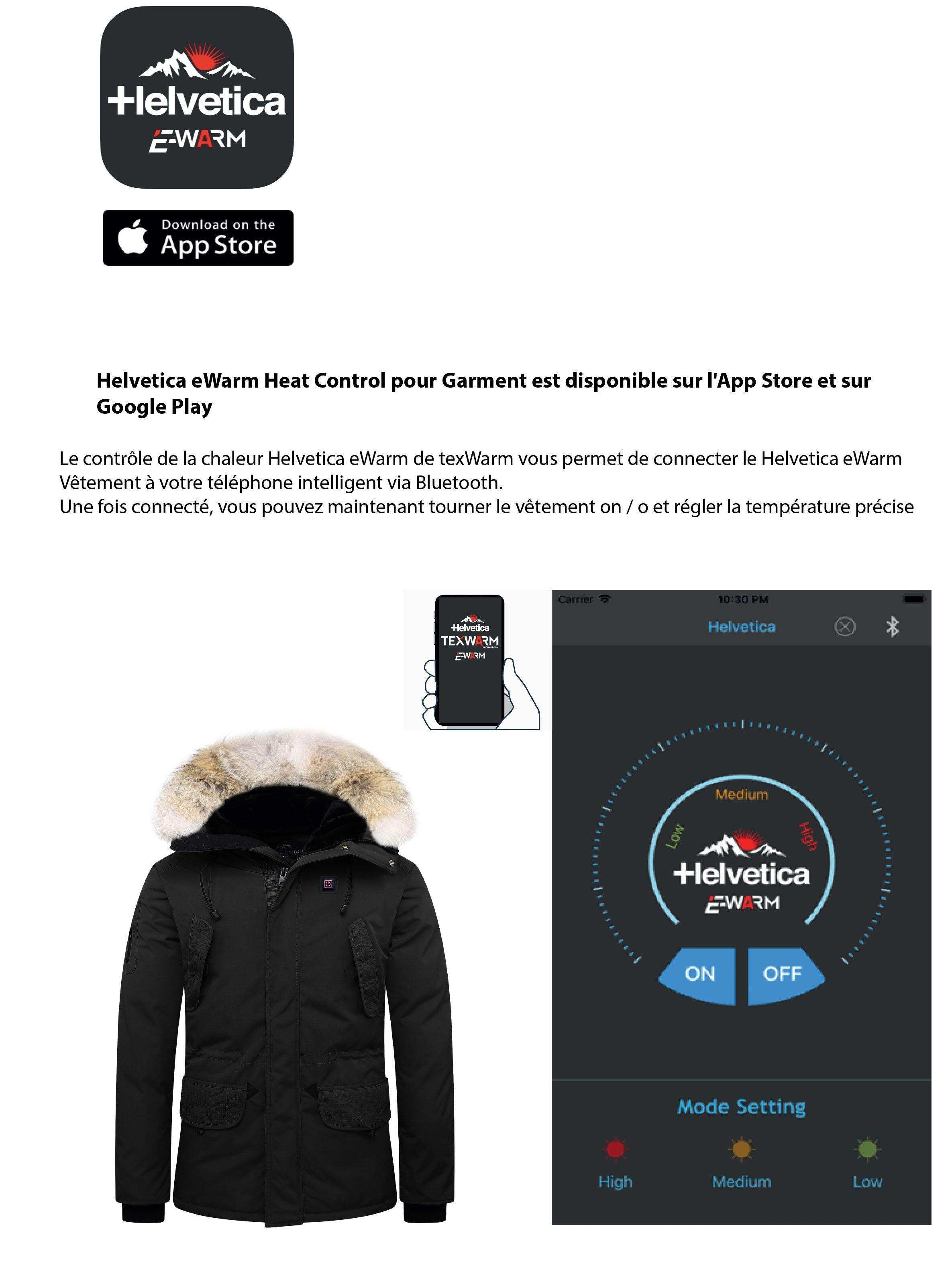 Blusão Helvetica BLOUSON HOMME MAGMA EWARM DARK EDITION HELVETICA 5/5