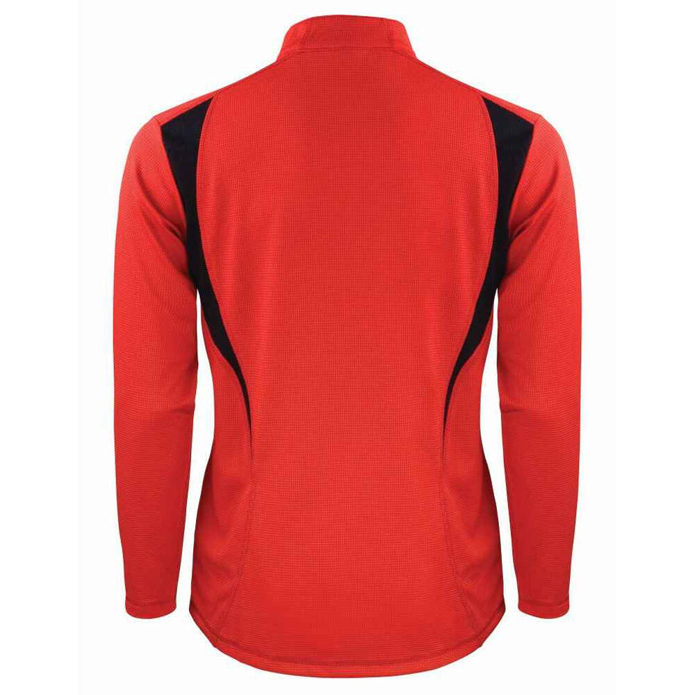 Jersey Trial Entrenamiento para Mujer Rojo, Negro, Blanco 2/2