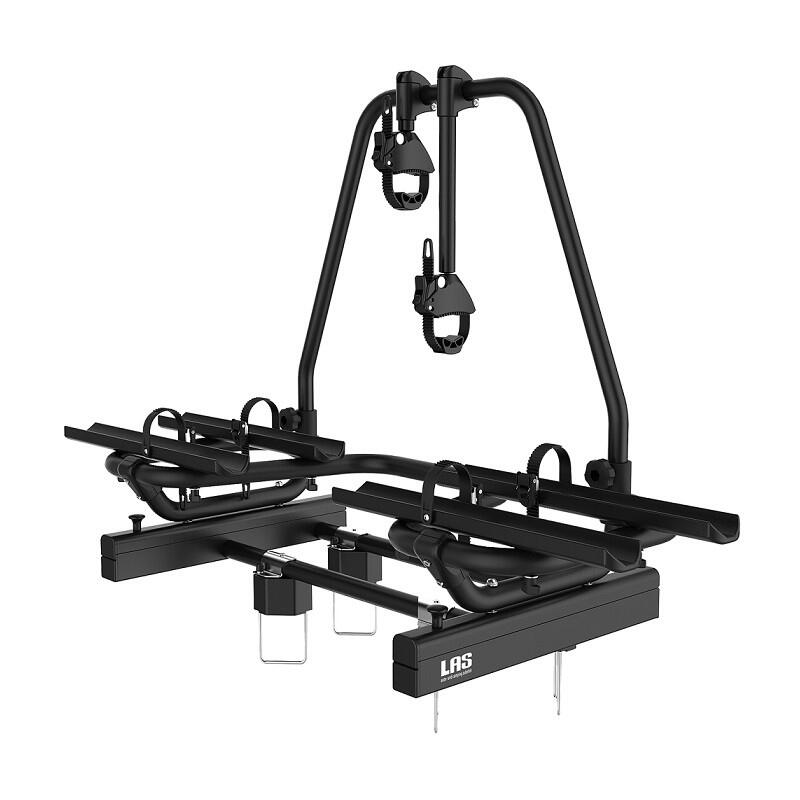 PORTE-VÉLOS 2 VÉLOS ALU POUR FLÈCHE DE CARAVANE OU DE REMORQUE - LAS 2/6