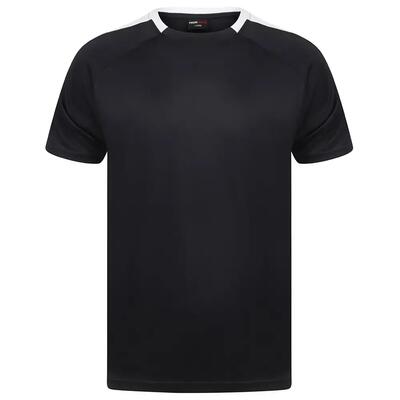 Unisex tshirt volwassenen (zwart/rood)