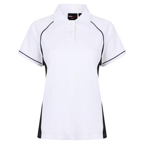 Polo Femme (Blanc / Noir)