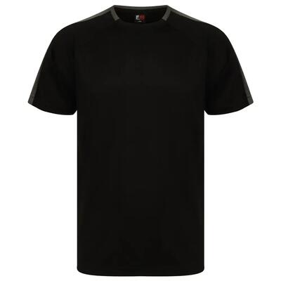 Unisex tshirt volwassenen (zwart/rood)