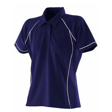 Polo Femme (Bleu Marine / Blanc)