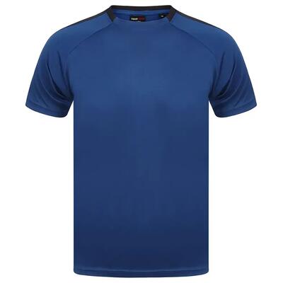 Unisex tshirt volwassenen (zwart/rood)