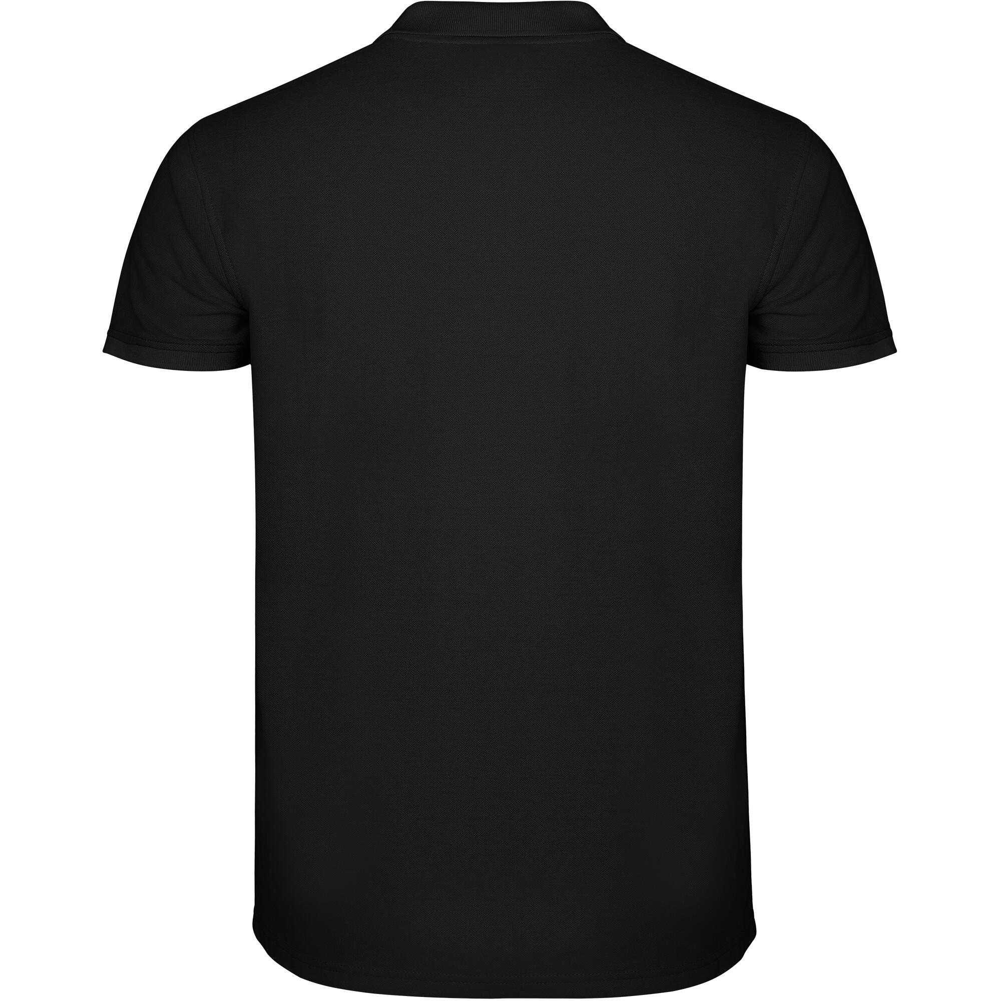 Camisola pólo Star para homem (Preto) 2/2