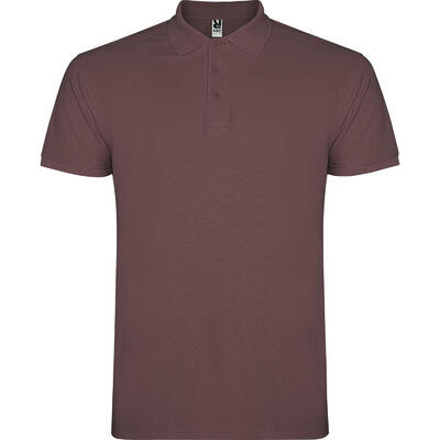 Heren ster poloshirt (wit)
