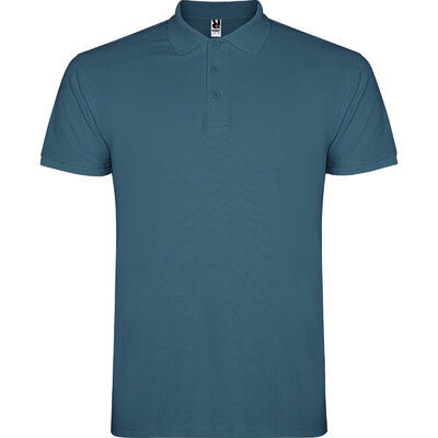 Heren ster poloshirt (wit)
