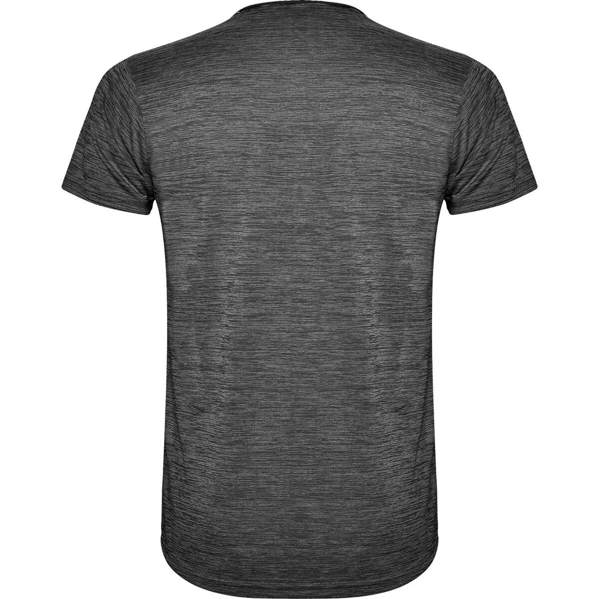 Camiseta Zolder para Hombre Negro, Negro Jaspeado 2/2