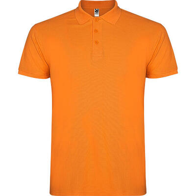 Heren ster poloshirt (wit)