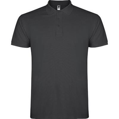 Heren ster poloshirt (wit)