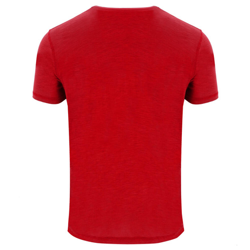 T-Shirt Terrier para homem (Vermelho) 2/3