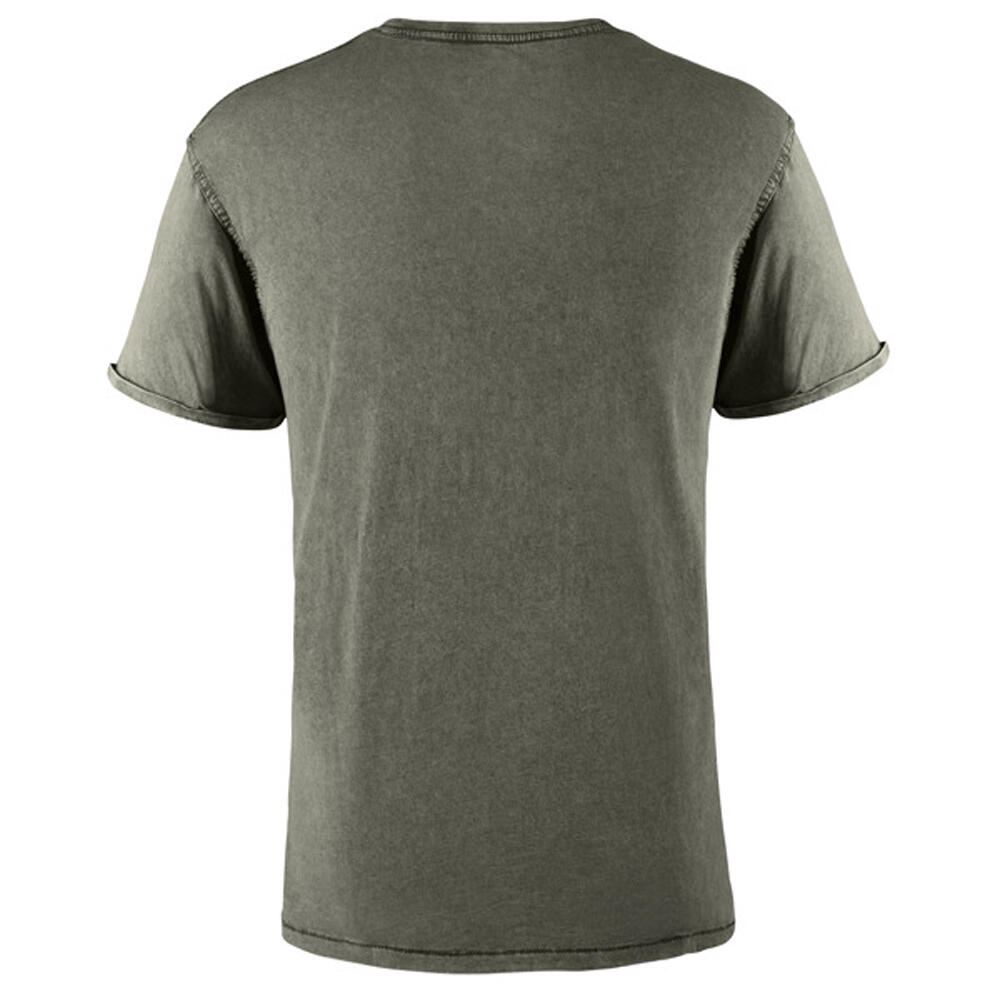 T-Shirt Husky para homem (Verde escuro Castanho) 2/3