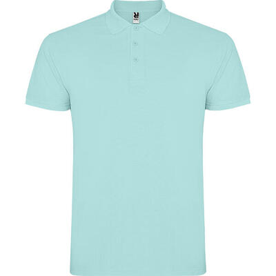 Heren ster poloshirt (wit)