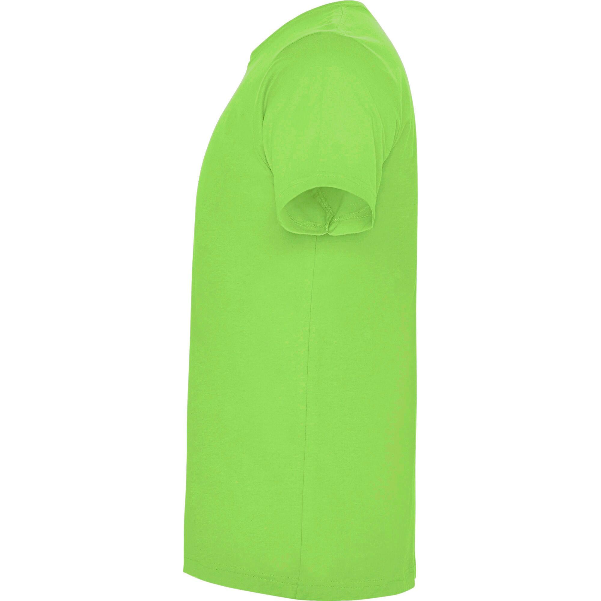 Camiseta Dogo Premium para Hombre Verde Oasis 3/4