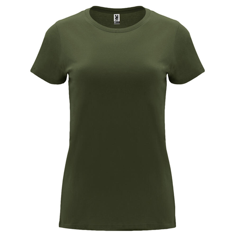 Womens/Ladies Capri TShirt (Venture Green)