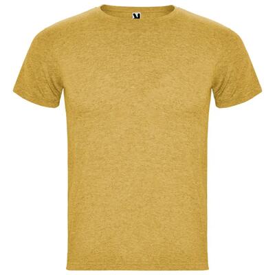 Heren vos tshirt (heide mosterd)