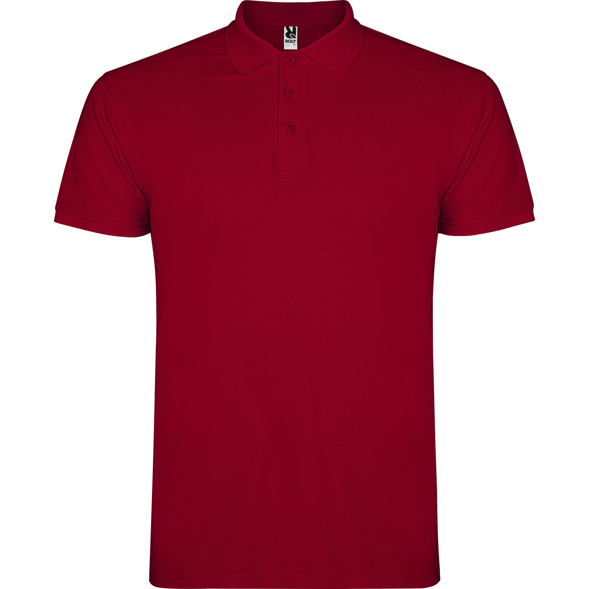 Roly - Polo Star Homme (rouge Grenat) - Polo Manches Courtes - Bordeaux|rose - Decathlon