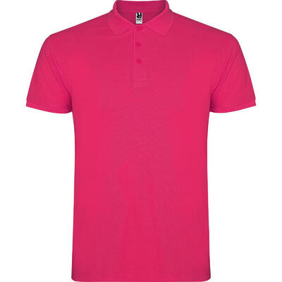 Heren ster poloshirt (wit)