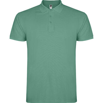Heren ster poloshirt (wit)