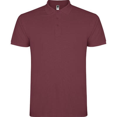 Heren ster poloshirt (wit)