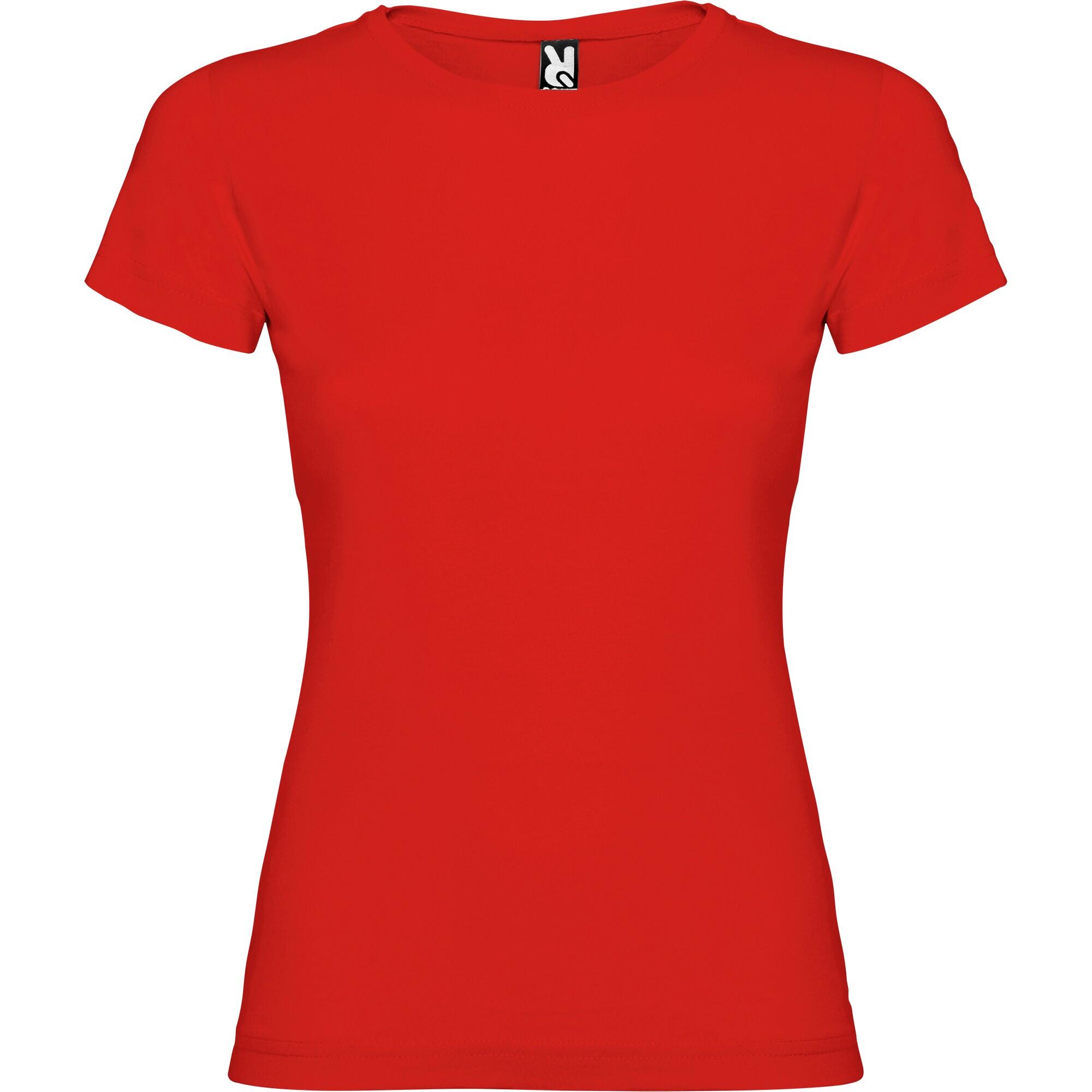 Roly - Tshirt Motif/style Uni Jamaica Fille (rouge) - T-shirt Manches Courtes - Rouge - Decathlon