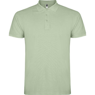Heren ster poloshirt (wit)