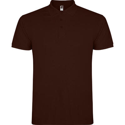 Heren ster poloshirt (wit)
