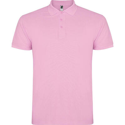 Heren ster poloshirt (wit)