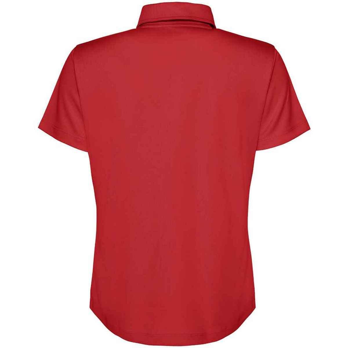 Polo Cool para Mujer Rojo Fuego 2/2