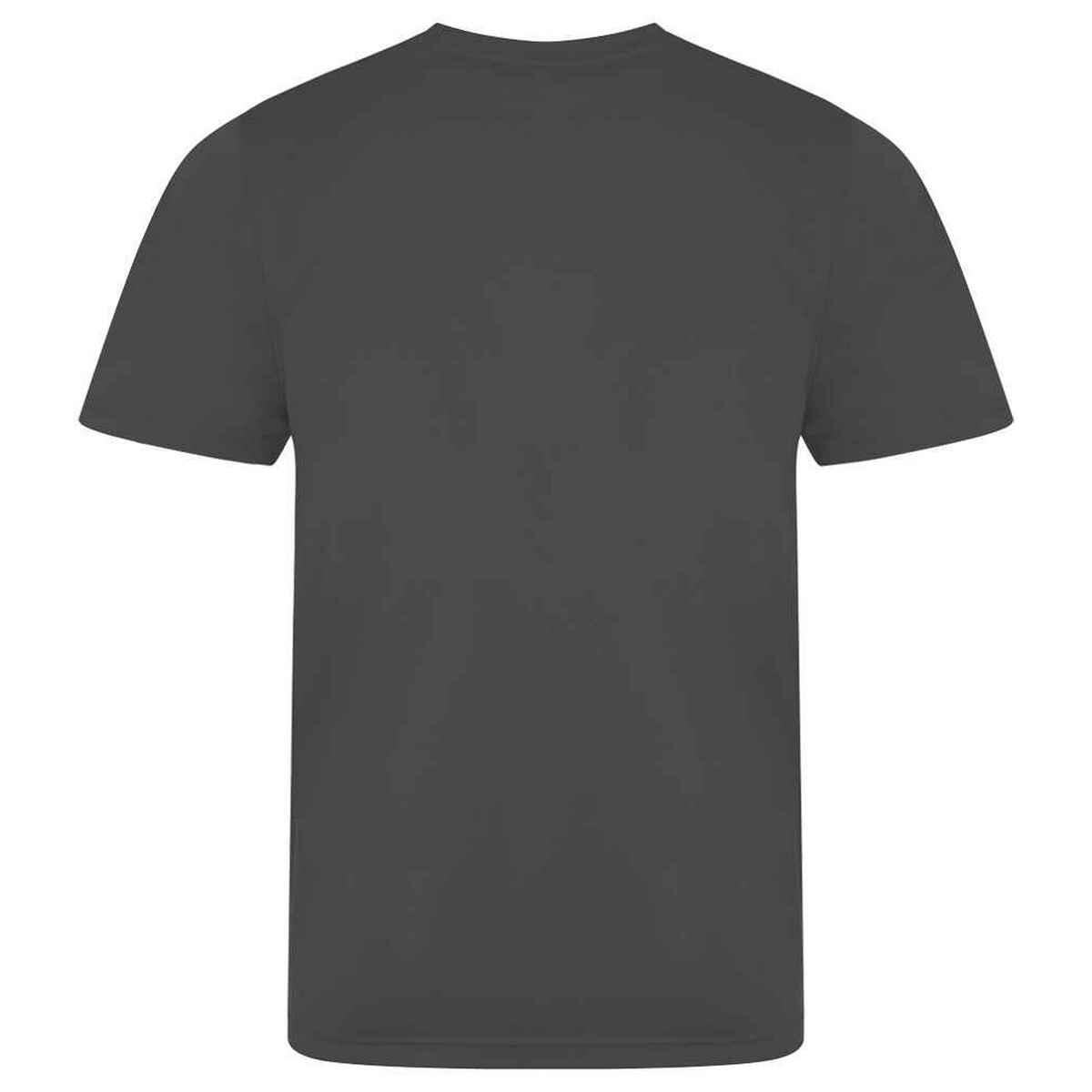 MagliettaLiscio Adulto Unisex Just Cool Carbone Tinta Unita 2/2