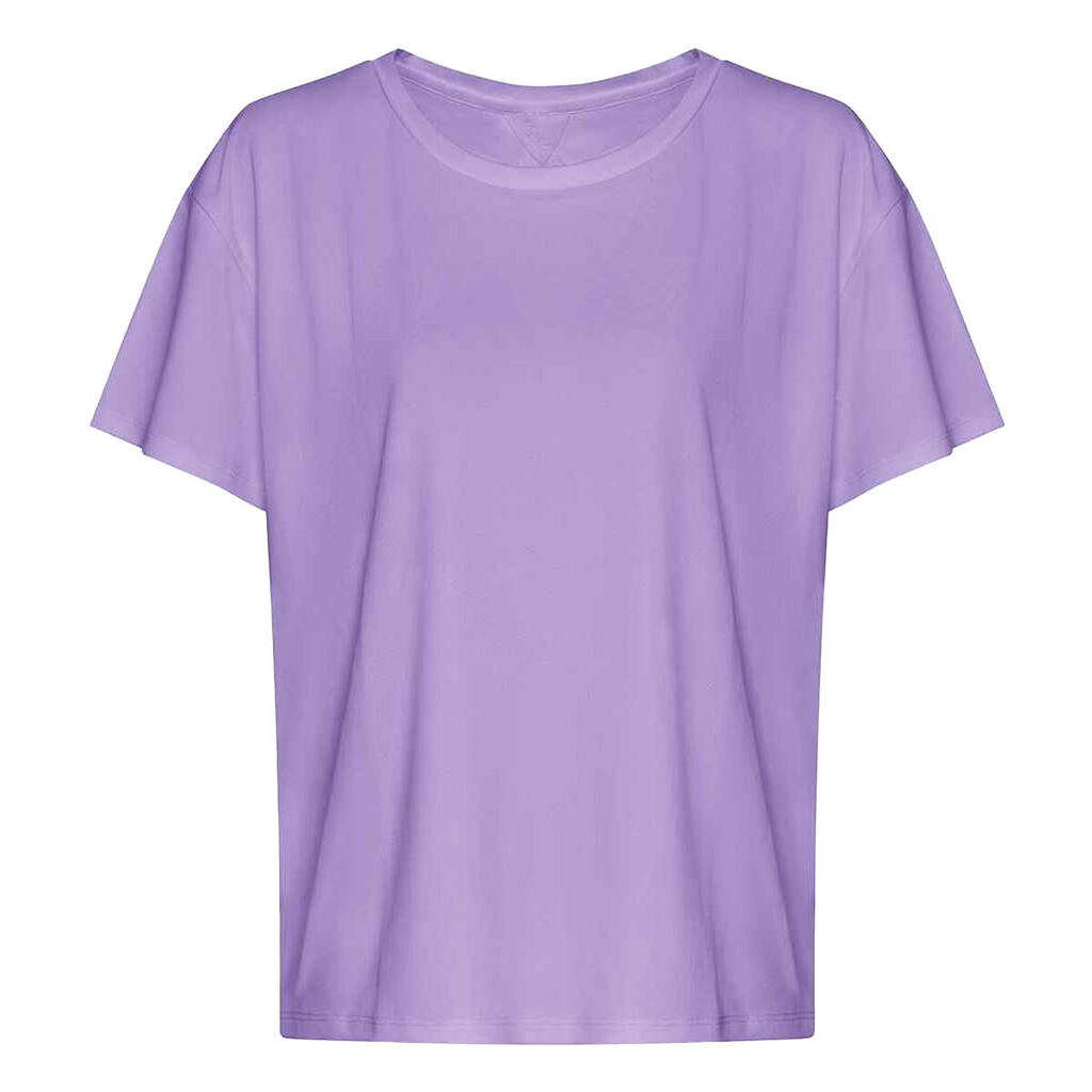 Womens/Ladies Open Back TShirt (Digital Lavender)