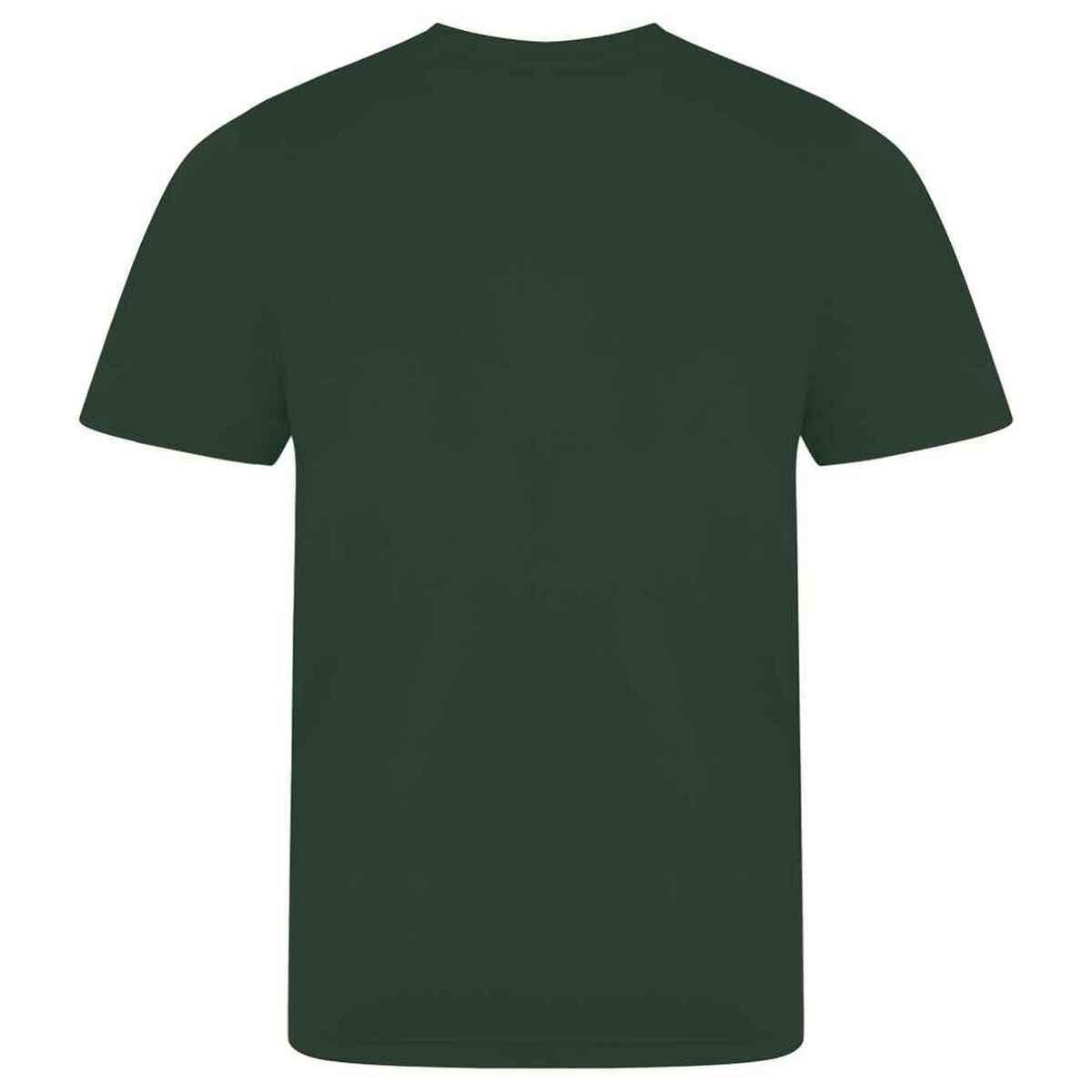 Camiseta de Suave para Adultos Unisex Verde Botella 2/2