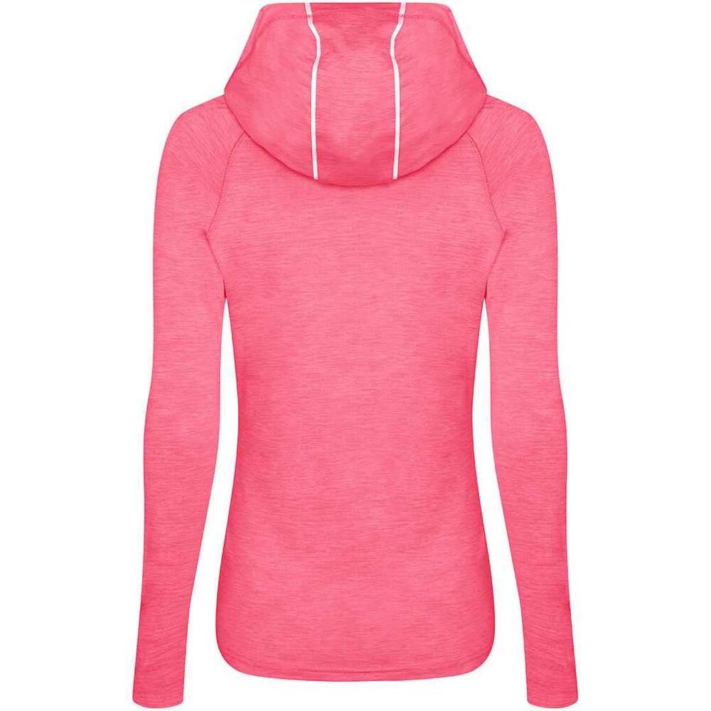 Camiseta para Mujer Rosa Eléctrico Mezcla 2/2