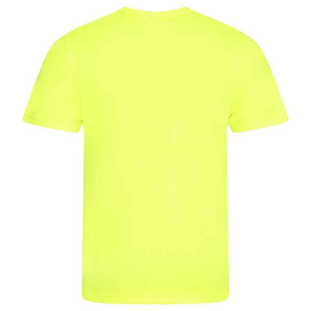 Camiseta de Suave para Adultos Unisex Amarillo Eléctrico 2/2