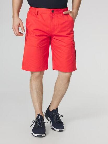 Bermuda homme FUPPABER Fanion ceinture semi-élastiquée avec passants